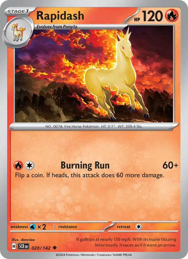 Rapidash, Stellar Crown #20