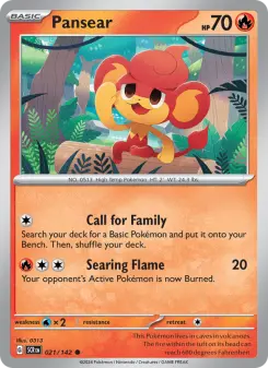 Pansear, Stellar Crown #21/142