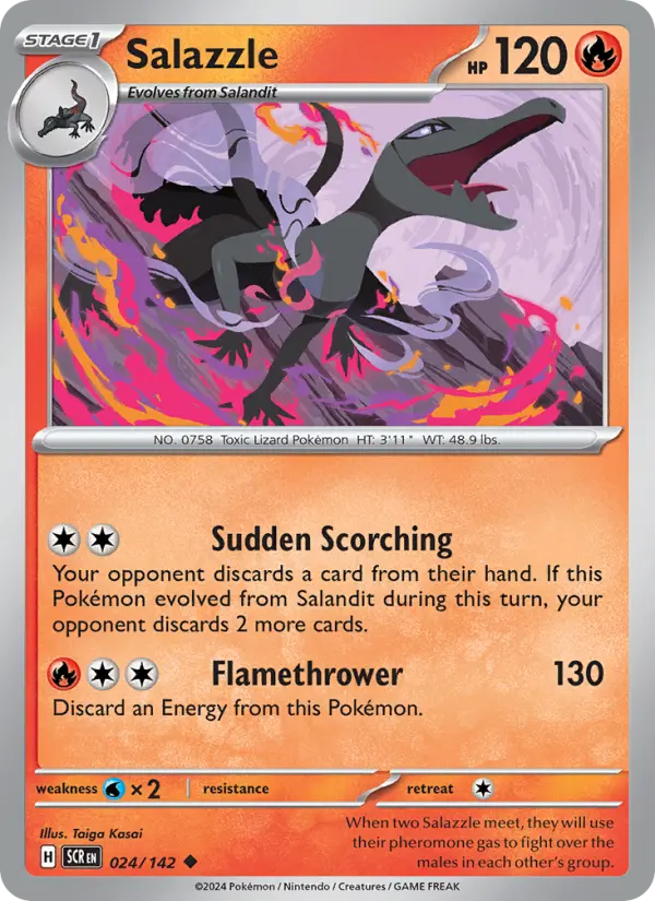 Salazzle, Stellar Crown #24