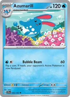 Azumarill, Stellar Crown #34/142