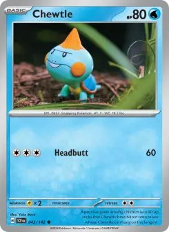Chewtle, Stellar Crown #43/142