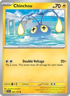 Chinchou, Stellar Crown #48/142