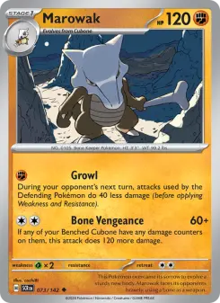 Marowak, Stellar Crown #73/142