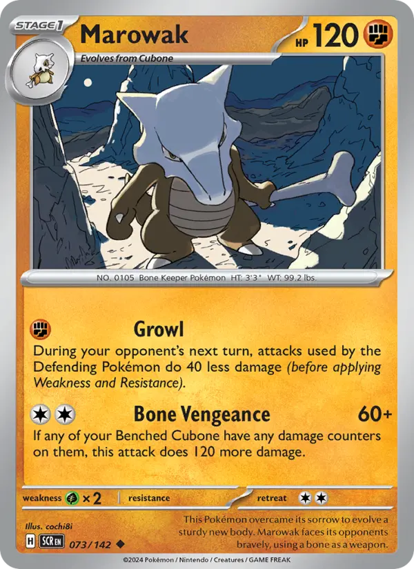 Marowak, Stellar Crown #73