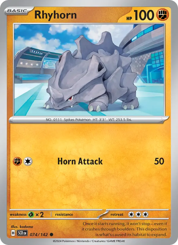 Rhyhorn, Stellar Crown #74