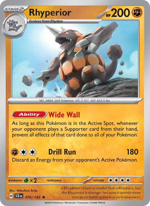 Rhyperior, Stellar Crown #76