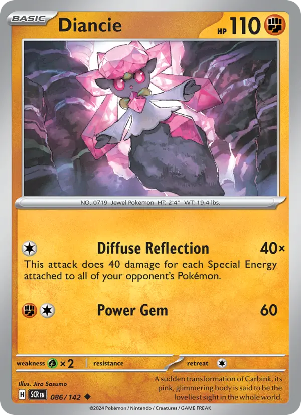 Diancie, Stellar Crown #86