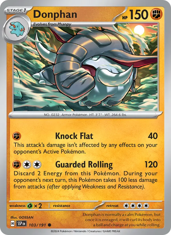 Donphan, Surging Sparks #103