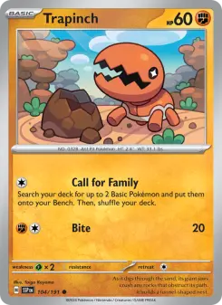Trapinch, Surging Sparks #104/191