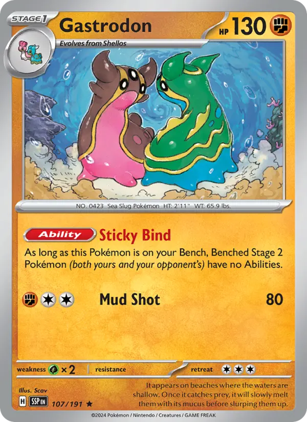 Gastrodon, Surging Sparks #107