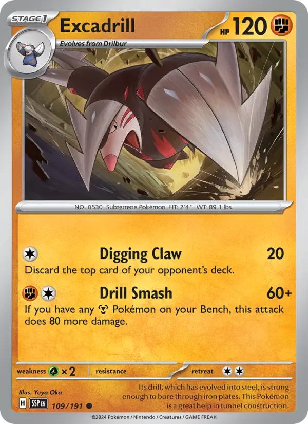 Excadrill, Surging Sparks #109