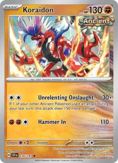 Koraidon, Surging Sparks #116/191