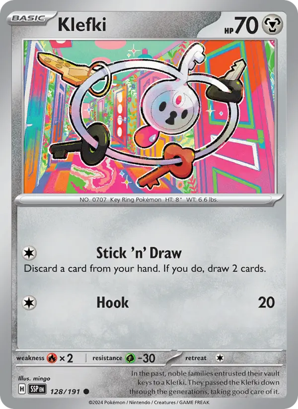 Klefki, Surging Sparks #128