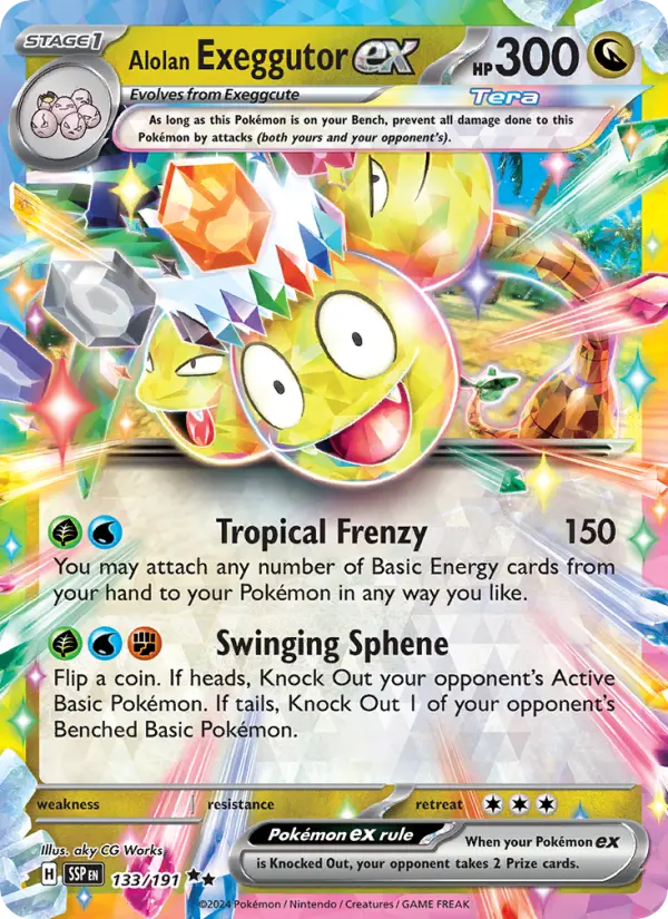 Alolan Exeggutor ex, Surging Sparks #133