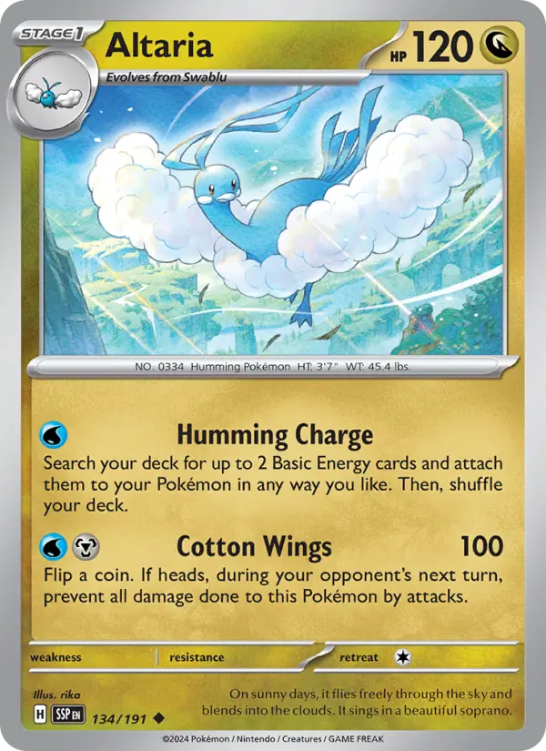 Altaria, Surging Sparks #134