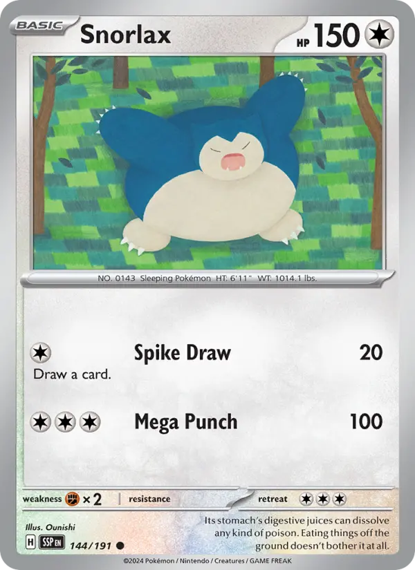 Snorlax, Surging Sparks #144