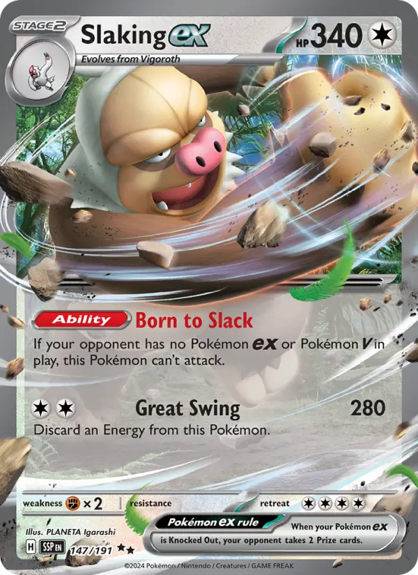 Slaking ex, Surging Sparks #147