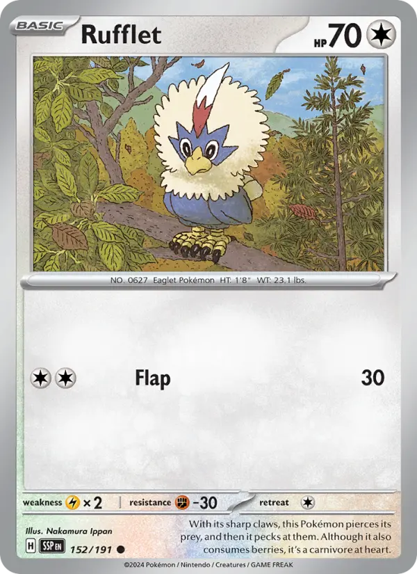 Rufflet, Surging Sparks #152