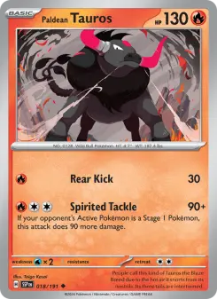 Paldean Tauros, Surging Sparks #18/191