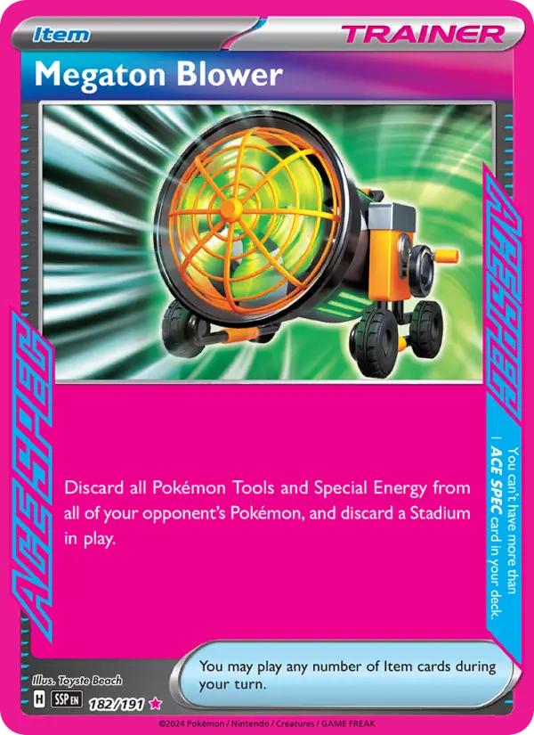 Megaton Blower, Surging Sparks #182