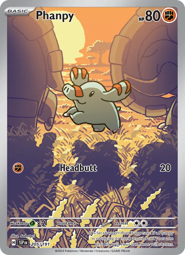 Phanpy, Surging Sparks #205