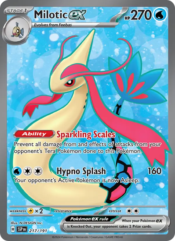 Milotic ex, Surging Sparks #217