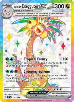 Alolan Exeggutor ex, Surging Sparks #225/191