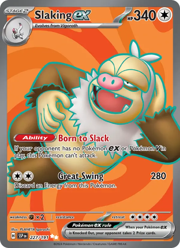 Slaking ex, Surging Sparks #227
