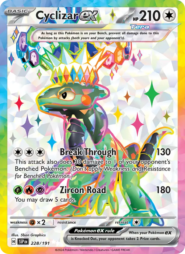 Cyclizar ex, Surging Sparks #228