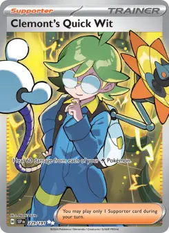 Clemont's Quick Wit, Surging Sparks #229/191