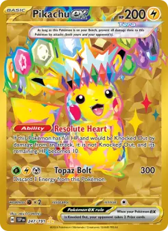 Pikachu ex, Surging Sparks #247/191