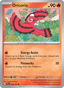 Oricorio, Surging Sparks #26/191