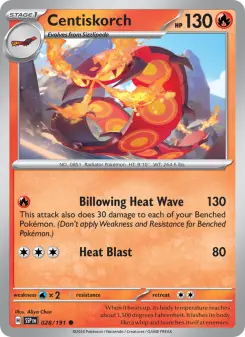 Centiskorch, Surging Sparks #28/191