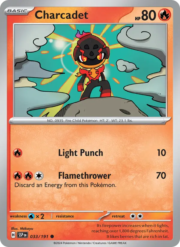 Charcadet, Surging Sparks #33