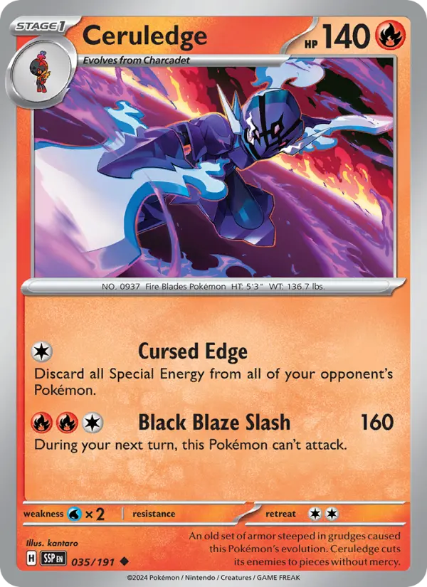 Ceruledge, Surging Sparks #35