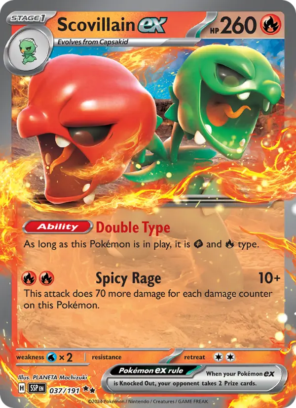 Scovillain ex, Surging Sparks #37