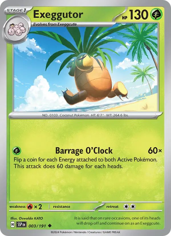 Exeggutor, Surging Sparks #3