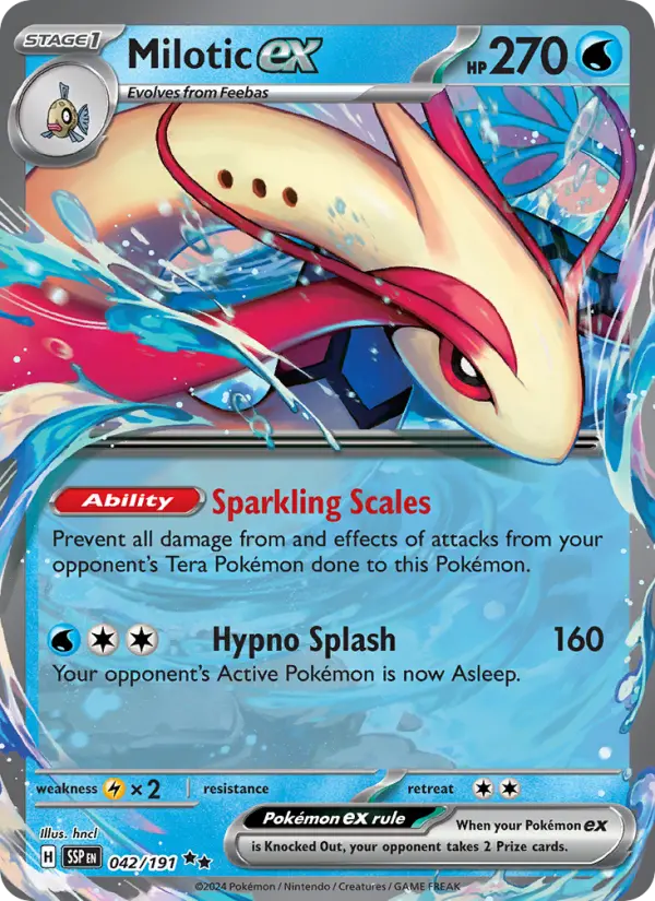 Milotic ex, Surging Sparks #42