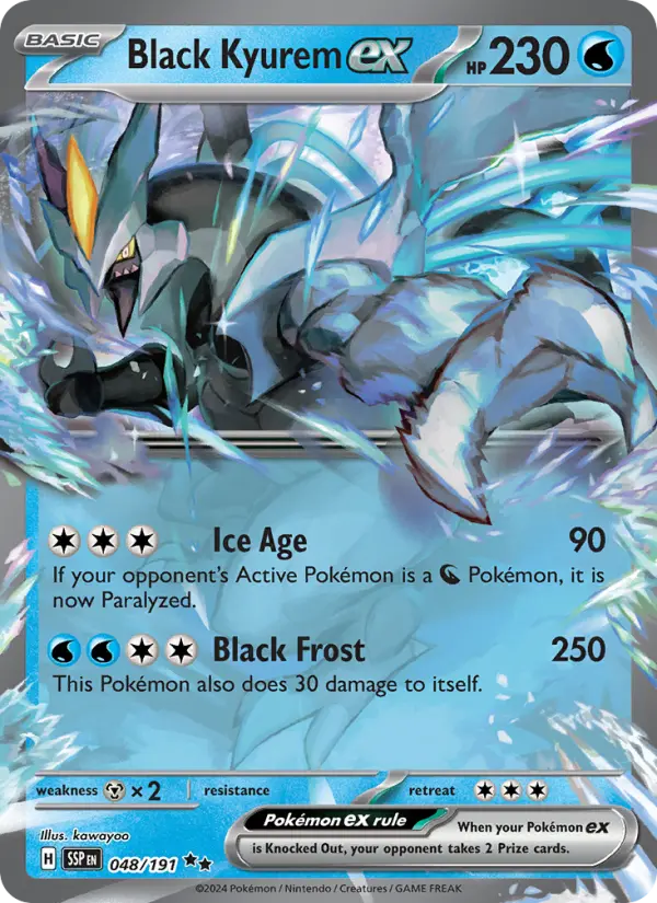 Black Kyurem ex, Surging Sparks #48