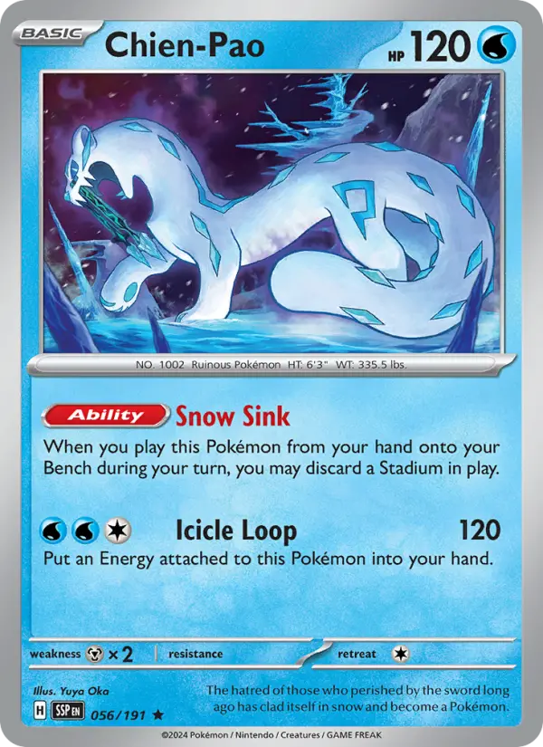 Chien-Pao, Surging Sparks #56