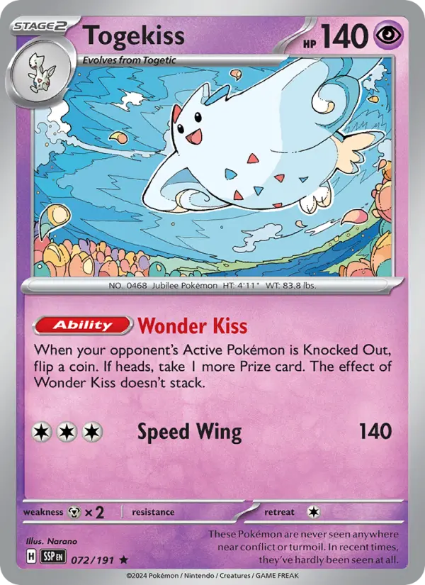Togekiss, Surging Sparks #72