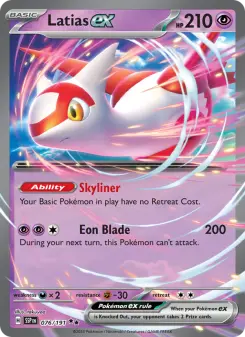 Latias ex, Surging Sparks #76/191