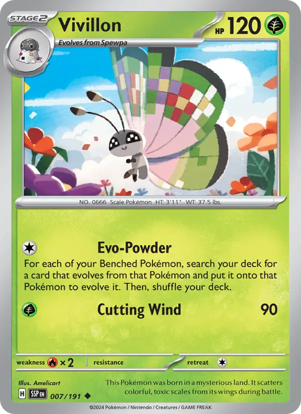 Vivillon, Surging Sparks #7