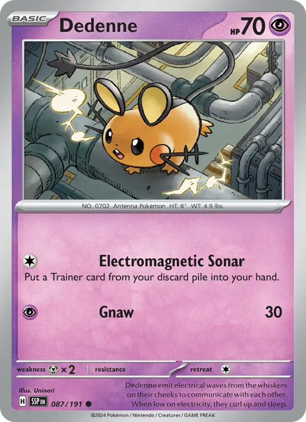 Dedenne, Surging Sparks #87