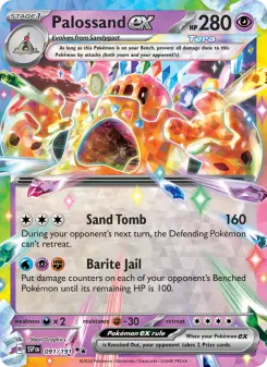 Palossand ex, Surging Sparks #91/191