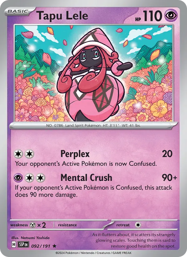 Tapu Lele, Surging Sparks #92