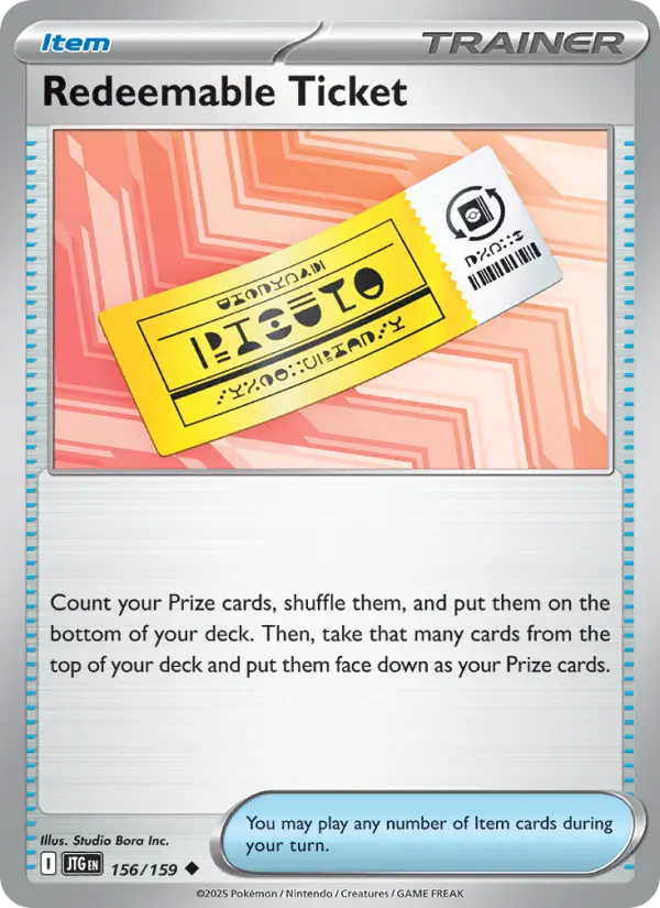 Redeemable Ticket, Journey Together #156