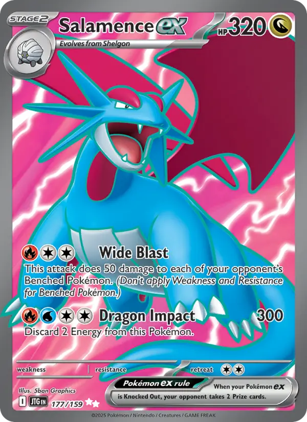 Salamence ex, Journey Together #177