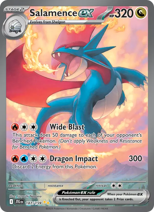 Salamence ex, Journey Together #187