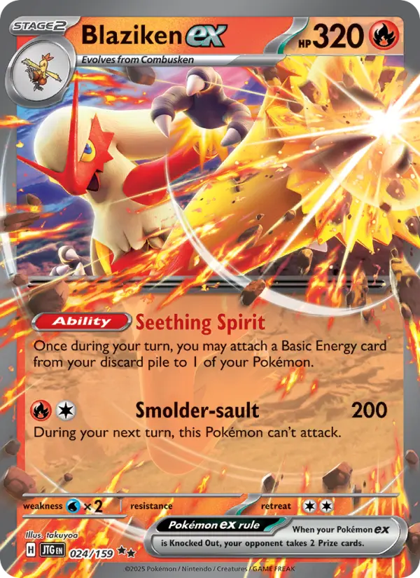 Blaziken ex, Journey Together #24